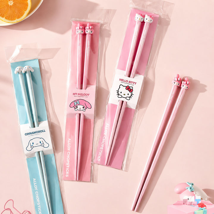 [BUNJANG] Sanrio Authentic Chopsticks 3-Piece Set / [라이센스 상품 특가] 산리오 젓가락 3종 세트