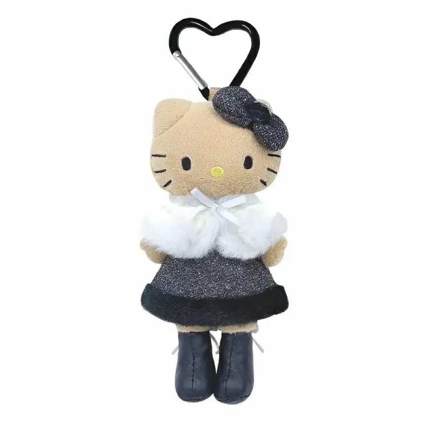 [BUNJANG] Engaiha Long Leg Tanning Kitty Cape Carabiner / [엔가이하] 롱다리 태닝키티 망토 트위드 카라비너