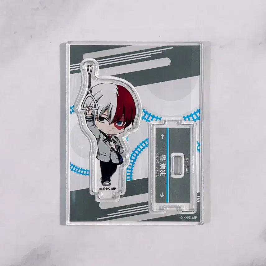 [BUNJANG] My Hero Academia Todoroki Shoto Dokyu Group Mini Acrylic Stand &amp; Bonus Postcard Set / 히로아카 토도로키 쇼토 도큐 미니 아크릴 스탠드 특전엽서 호텔안내 스티커