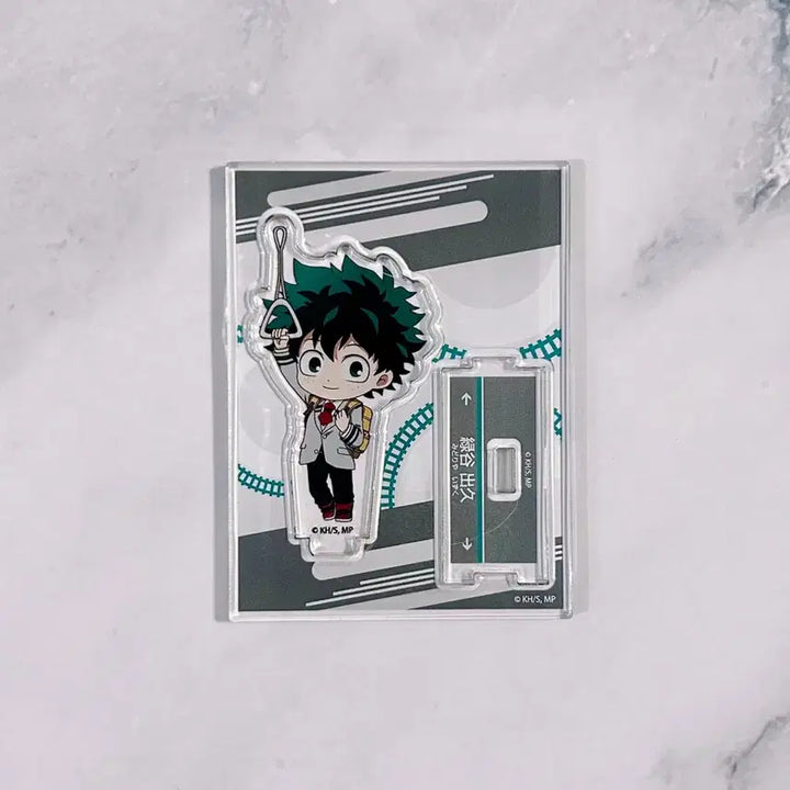 [BUNJANG] My Hero Academia Izuku Midoriya Dokyu Group Mini Acrylic Stand Special Postcard Hotel Sticker Set / 히로아카 미도리야 이즈쿠 도큐 미니 아크릴 스탠드 특전엽서 호텔안내스티커