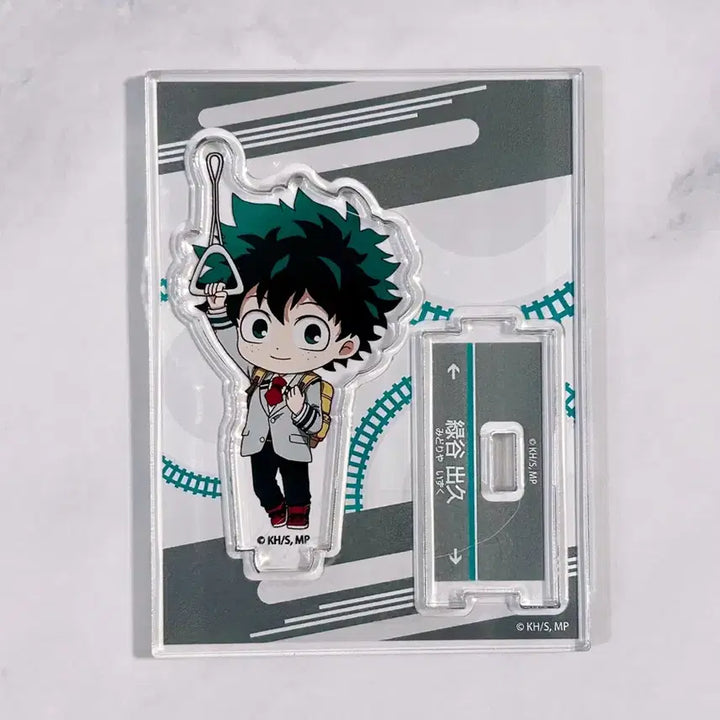 [BUNJANG] My Hero Academia Izuku Midoriya Dokyu Group Mini Acrylic Stand Special Postcard Hotel Sticker Set / 히로아카 미도리야 이즈쿠 도큐 미니 아크릴 스탠드 특전엽서 호텔안내스티커