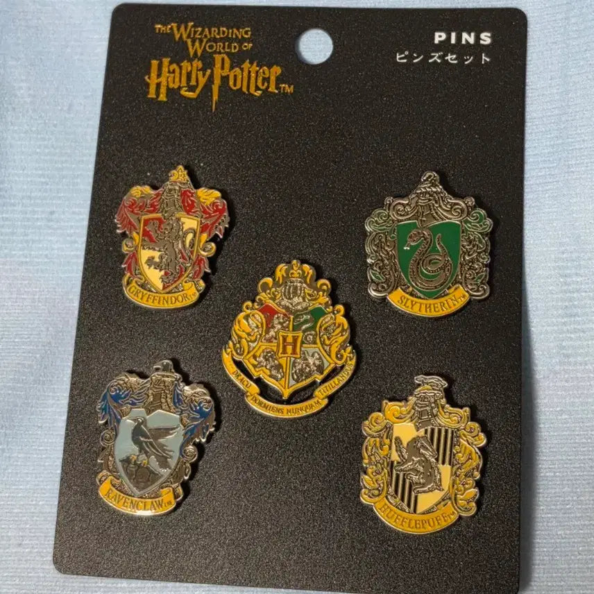 [BUNJANG] Universal Studios Harry Potter House Pin Badges Bundle Set / (일괄) 유니버셜 해리포터 기숙사 핀뱃지