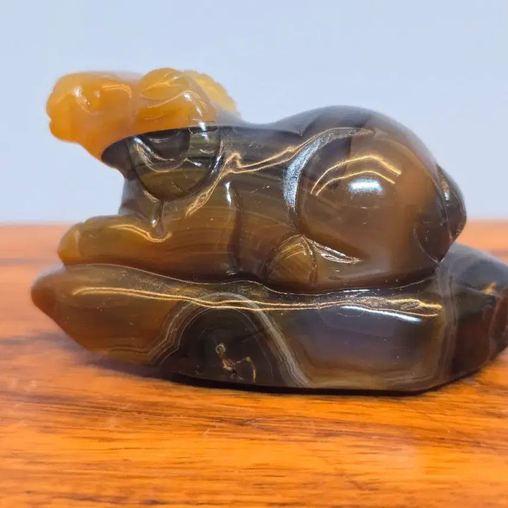 [BUNJANG] Agate Stone Carved Mineral Scholar Rock / 26071636 마노석 양 조각 광물 수석 팝니다