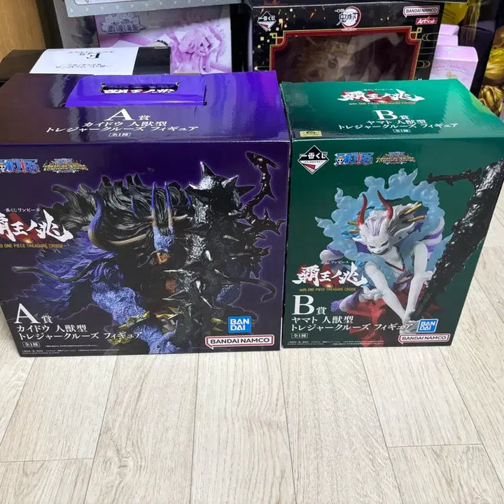 [BUNJANG] One Piece Ichiban Shoji Kaido &amp; Yamato Figure Set (Sealed) / 미개봉 새상품 ) 원피스 제일복권 카이도우 피규어 야마토 피규어 세트