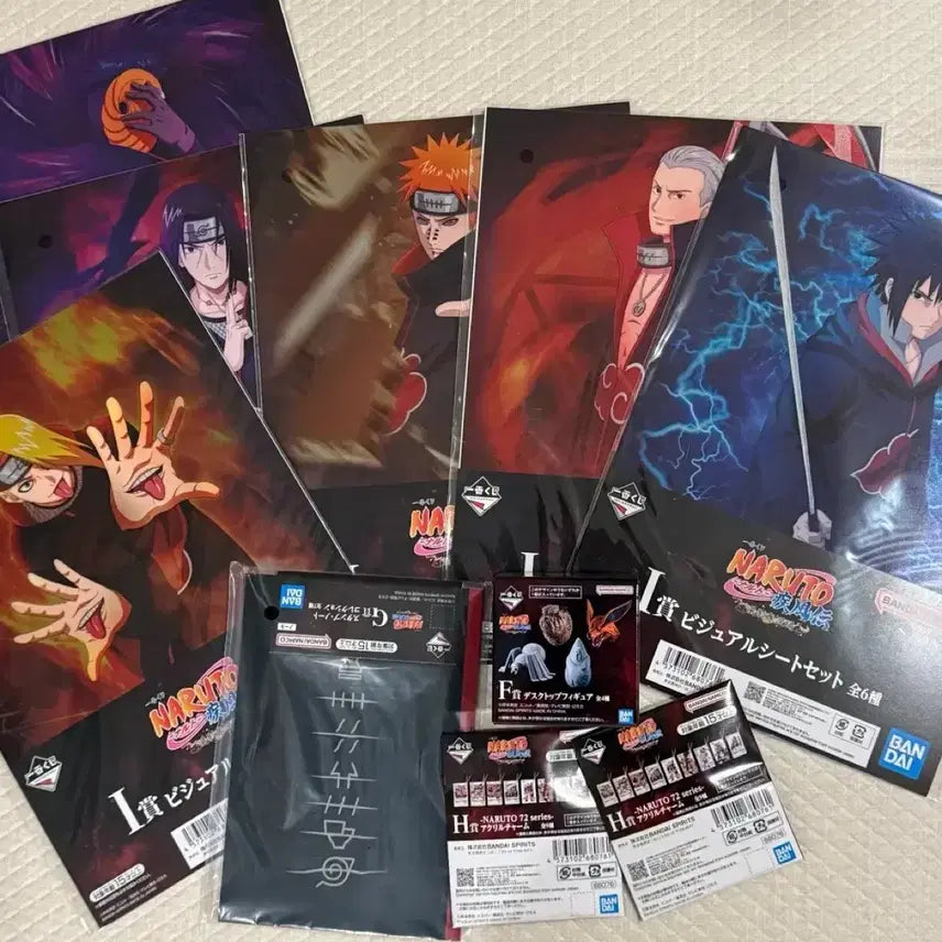 [BUNJANG] Naruto Deidara Kazekage Arc Last One Prize Figure (Sealed Bundle Set) / 미개봉 일괄) 나루토 데이다라 이치방쿠지 카제카게편 라스트원 피규어