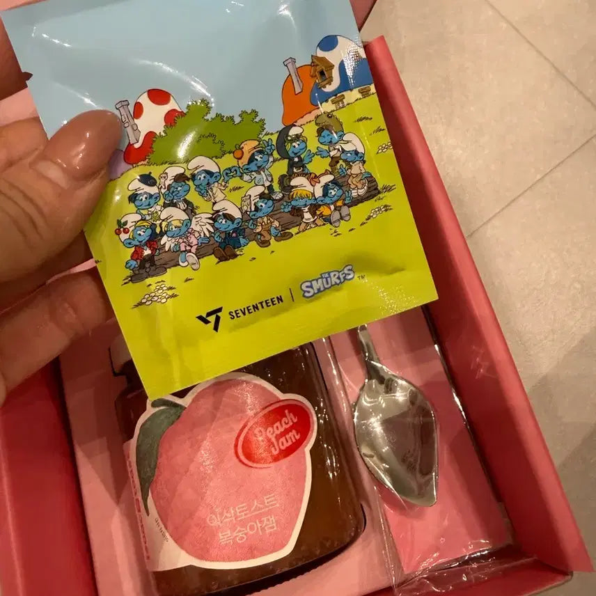 [BUNJANG] SEVENTEEN Joshua Toasted Sandwich Peach Jam + Keyring (Sealed) / 세븐틴 이삭토스트 복숭아잼+키링 미개봉