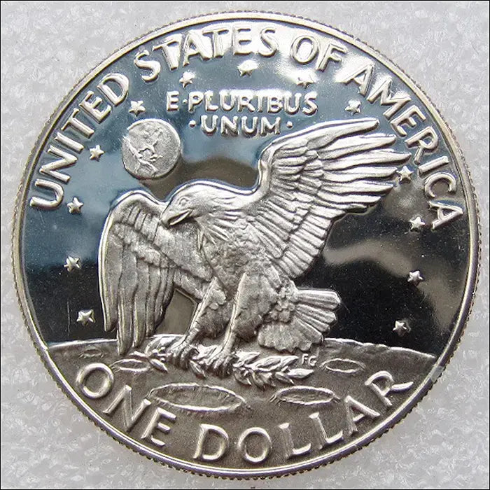 [BUNJANG] 1977 Eisenhower $1 Coin Uncirculated Proof / 미국 1977년 아이젠하워 1달러 무광프루프 (1) [동전]