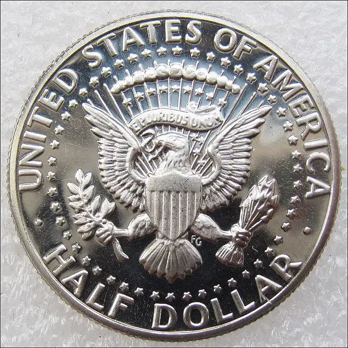 [BUNJANG] 1974 Kennedy Half Dollar Uncirculated Proof Coin / 미국 1974년 케네디 하프달러 무광프루프 [동전]