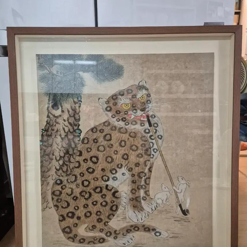 [BUNJANG] Korean Folk Painting Magpie and Tiger / 까치호랑이: 민화