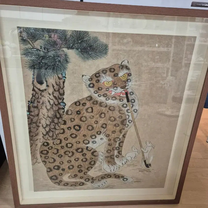 [BUNJANG] Korean Folk Painting Magpie and Tiger / 까치호랑이: 민화