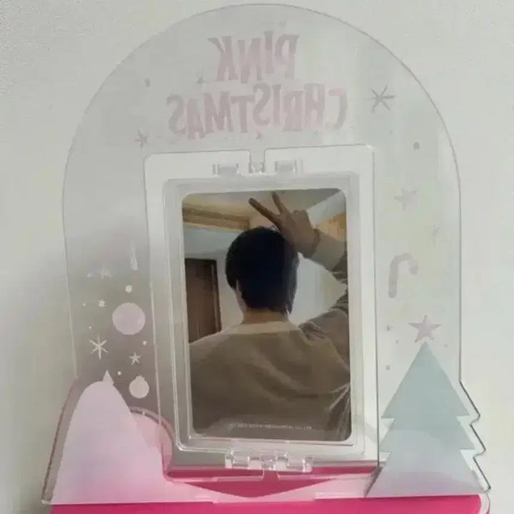 [BUNJANG] NCT DREAM Pink Christmas Stand + Photocard / NCT DREAM 핑크 크리스마스 스탠드 + 포카