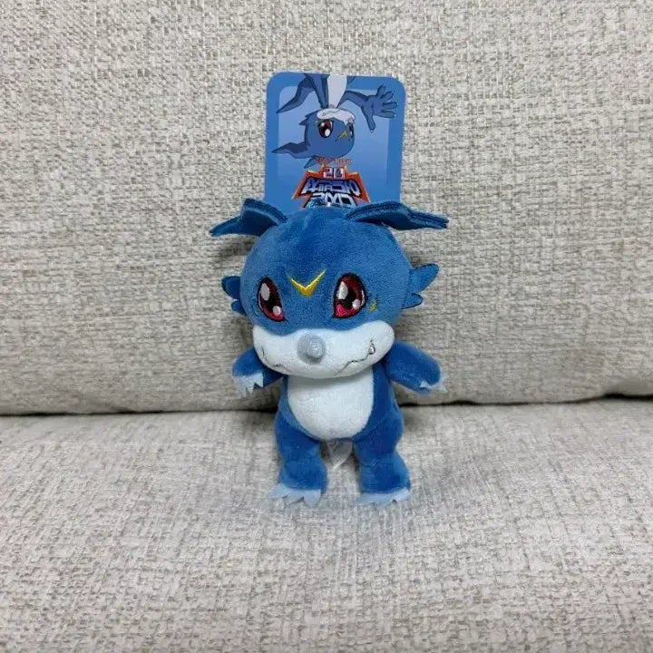 [BUNJANG] Digimon Tamers V-mon 8cm Keychain Plush Doll / 정품 디지몬 테이머즈 브이몬 8cm 키링인형