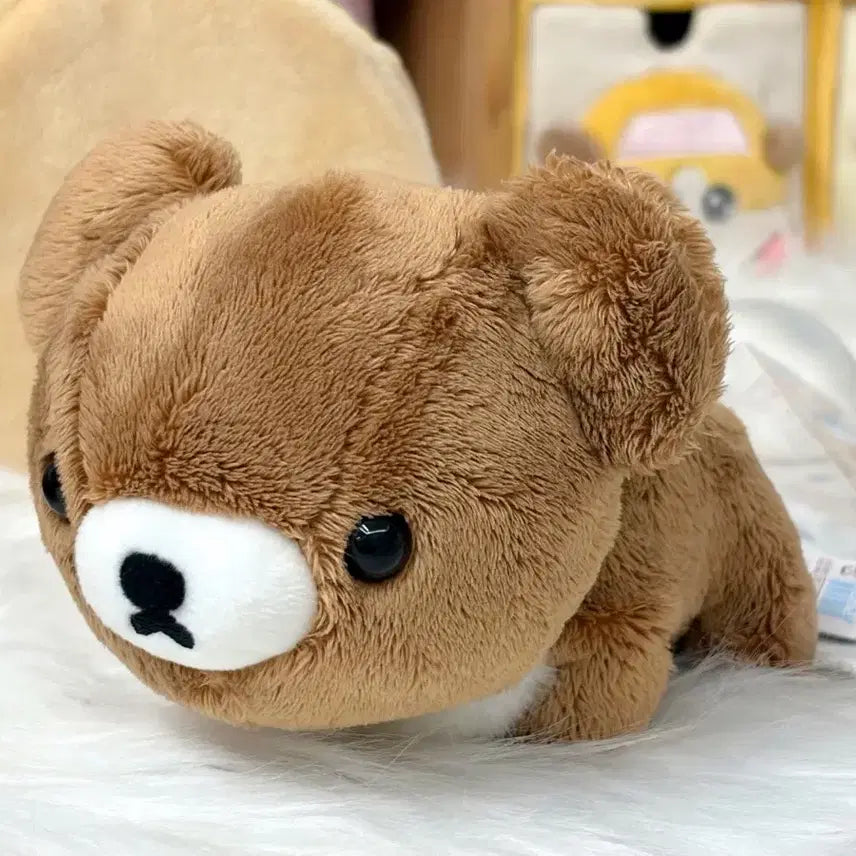 [BUNJANG] Sweet Potato Bear Plush / 엎드린 네발 코구마 인형