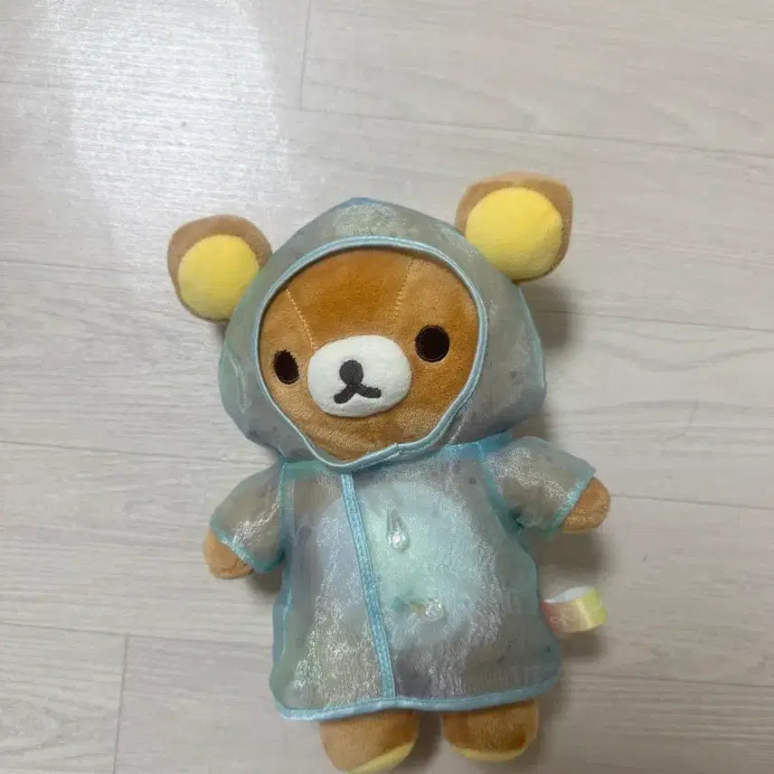 [BUNJANG] Rilakkuma Raincoat Plush / 비옷 리락쿠마 팝니당