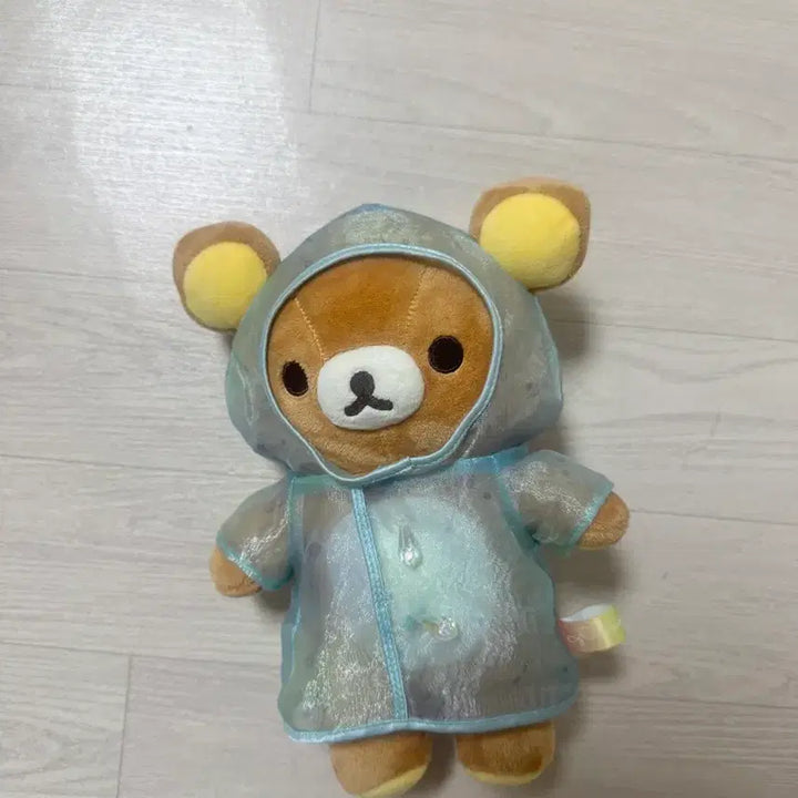 [BUNJANG] Rilakkuma Raincoat Plush / 비옷 리락쿠마 팝니당