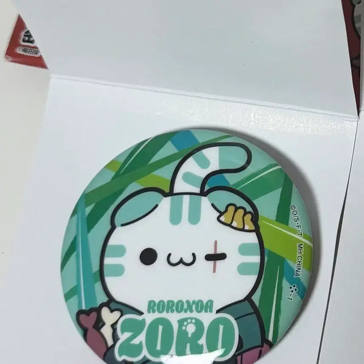 [BUNJANG] One Piece Zoro Nyan Piece Can Badge / 원피스 조로 냥피스 캔뱃지