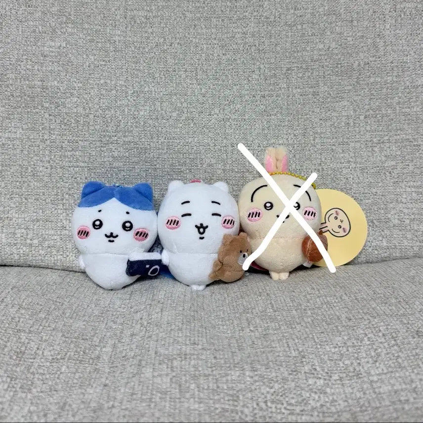 [BUNJANG] Hachiware Garma Chiikawa Stress Ball Keychain Plush / 정품 하치와레 가르마 치이카와 스트레스볼 키링 인형