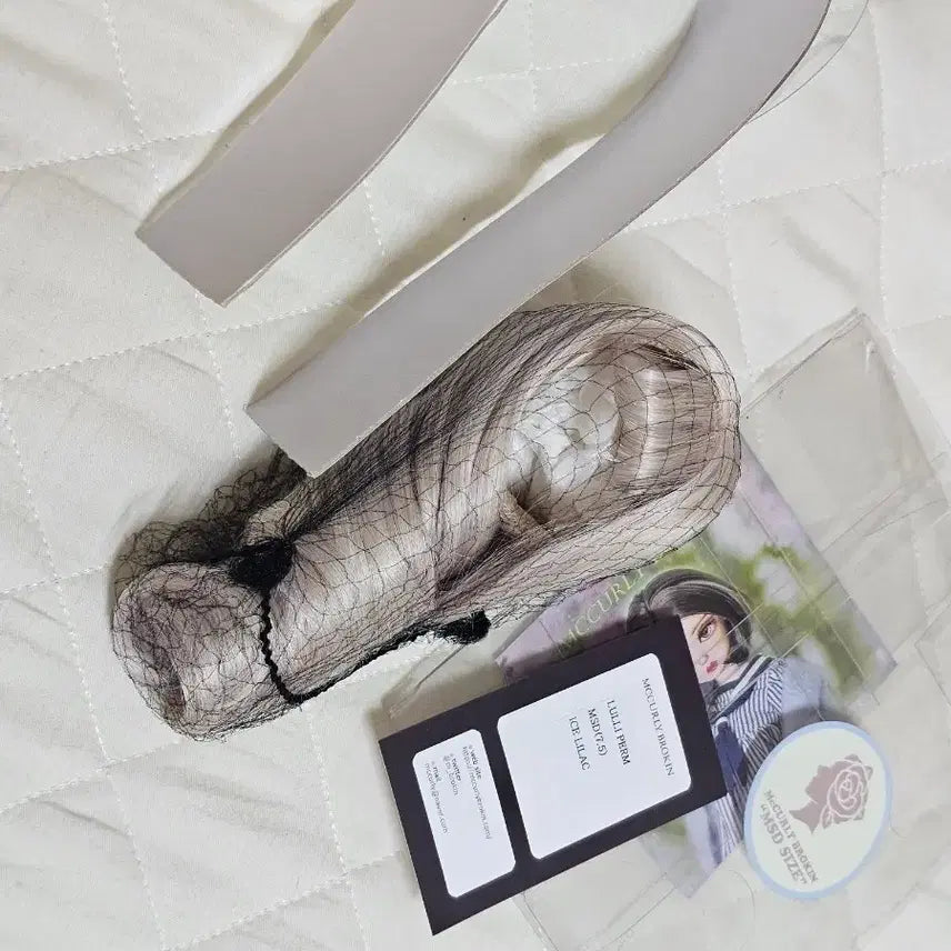 [BUNJANG] Mccully Brokin Rully Perm MSD Ice Lilac Doll Wig / 맥컬리브로킨 룰리펌 msd 아이스라일락
