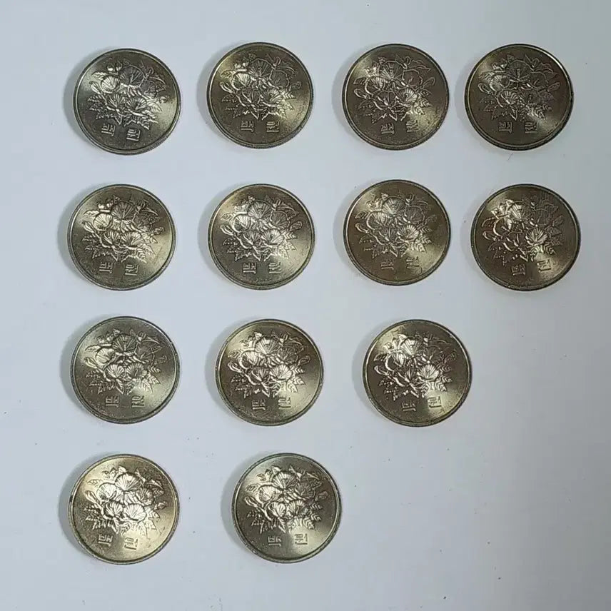 [BUNJANG] 1981 Republic of Korea 5th Republic Inauguration Commemorative Coins Bundle Set (12 x 1000 Won, 14 x 100 Won) / [일괄] 1981년 제5공화국 출범 기념주화 26개 (1000원 12개 / 100원 14개)