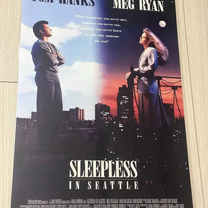 [BUNJANG] Sleepless in Seattle Tom Hanks Meg Ryan Movie Poster A3 / [희귀포스터]영화 톰행크스 맥라이언 시애틀의잠못이루는밤 포스터A3