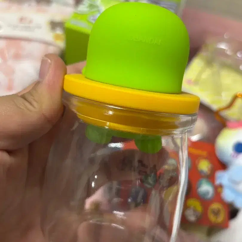 [BUNJANG] Tamagotchi Kuchipatchi Glass Bottle / 다마고치 주댕치 쿠치파치 유리병