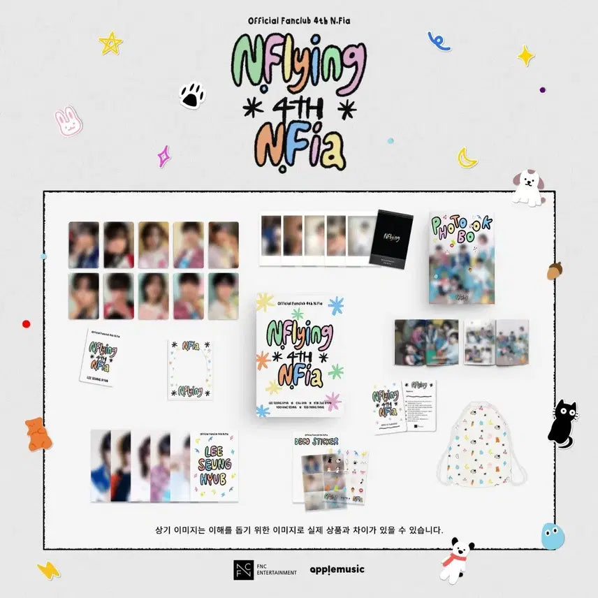 [BUNJANG] N.Flying NFIA 4th Gen Membership Kit Sealed / 엔플라잉 엔피아 4기 멤버쉽 키트 미개봉