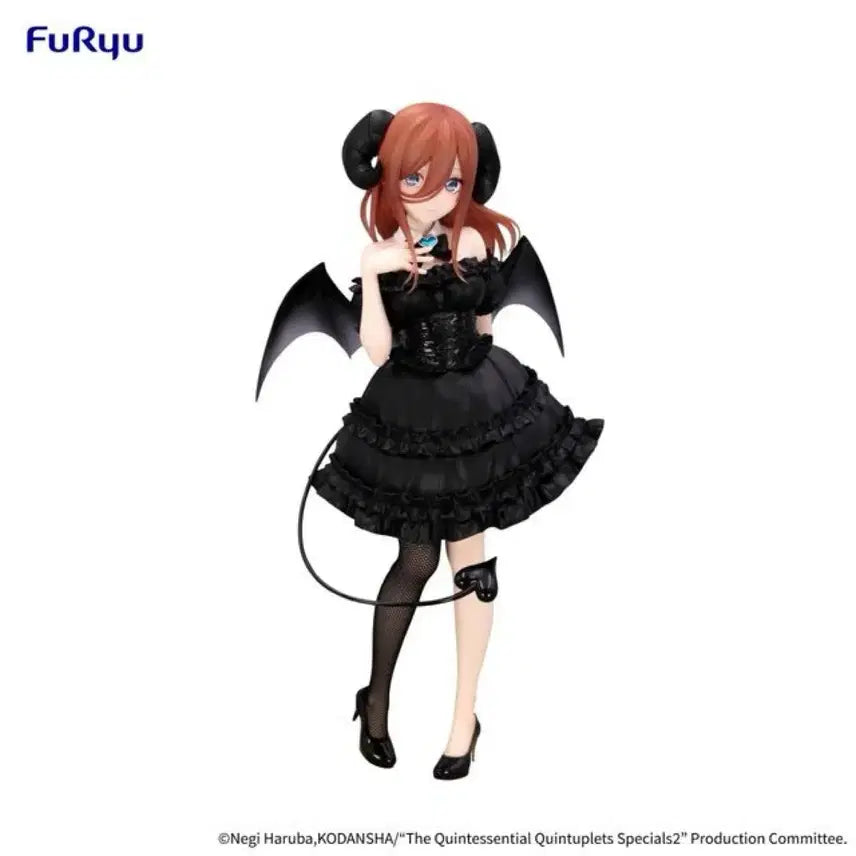 [BUNJANG] FURYU The Quintessential Quintuplets Nakano Miku Dark Demon Figure (Sealed) / [새상품] 후류 비큐드 오등분의신부 나카노 미쿠 다크 악마 미소녀 피규어