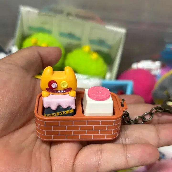 [BUNJANG] Fugler Random Keycap Keyring / 퍼글러 랜덤 키캡 키링