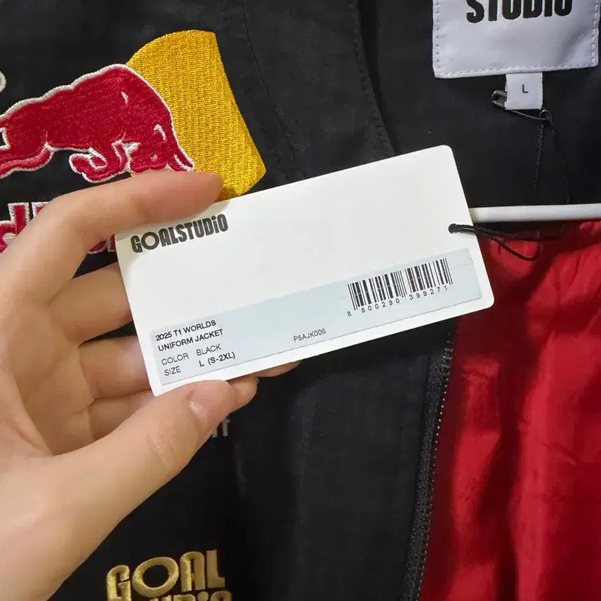[BUNJANG] T1 2025 Worlds Uniform Jacket (No Marking, L Size) / 2025 T1 티원 월즈 유니폼 자켓 노마킹 L 사이즈