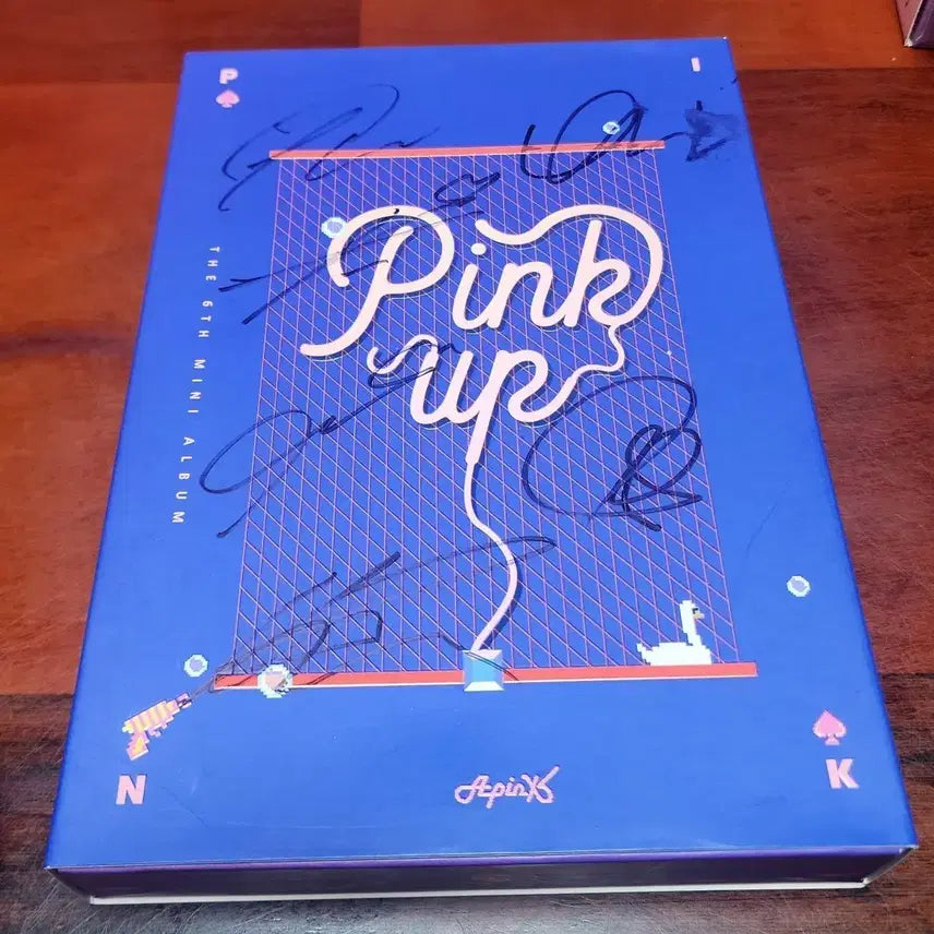[BUNJANG] Apink Pink Up 6th Mini Album First Press Signed CD / 에이핑크 Pink Up 6집 미니앨범 초판 친필싸인 CD