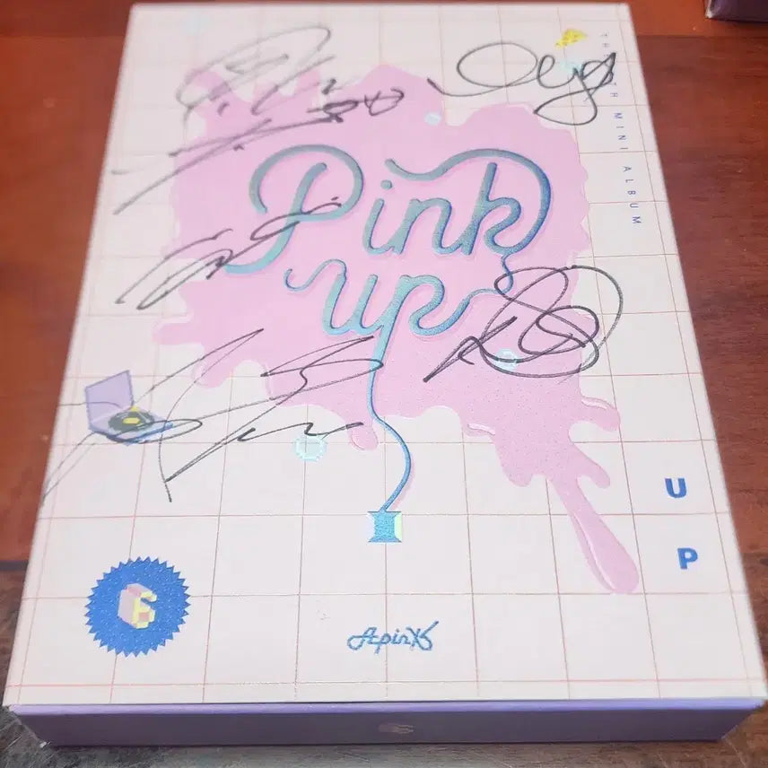 [BUNJANG] Apink Pink Up Mini Album Signed / 에이핑크 Pink Up 미니앨범 싸인반