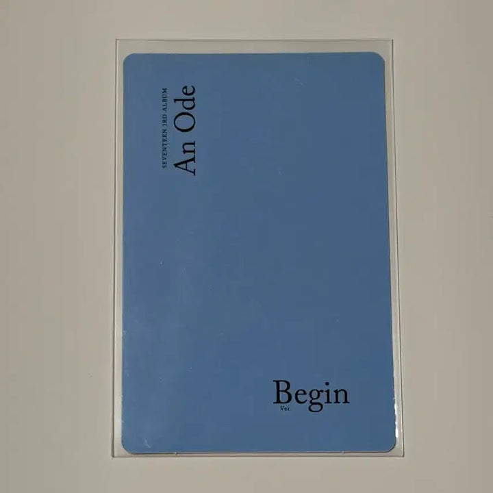[BUNJANG] SEVENTEEN S.COUPS An Ode Begin Photocard / 에스쿱스 An Ode-Begin 포카