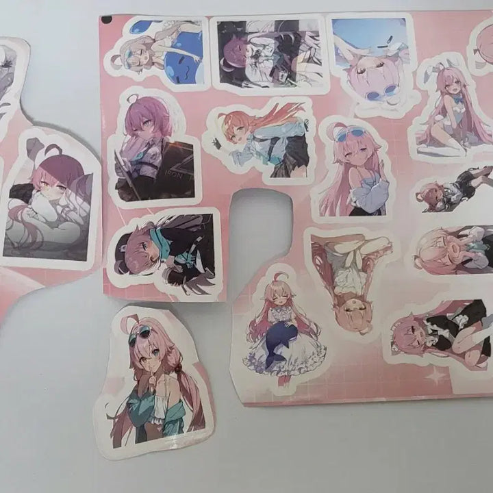 [BUNJANG] Blue Archive Hoshino Die-cut Sticker Bundle Set / [일괄] 블루아카이브 호시노 칼선 스티커 일괄 판매합니다!