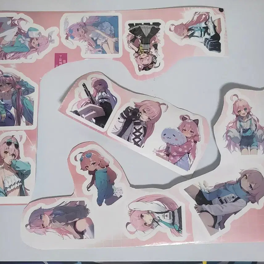 [BUNJANG] Blue Archive Hoshino Die-cut Sticker Bundle Set / [일괄] 블루아카이브 호시노 칼선 스티커 일괄 판매합니다!