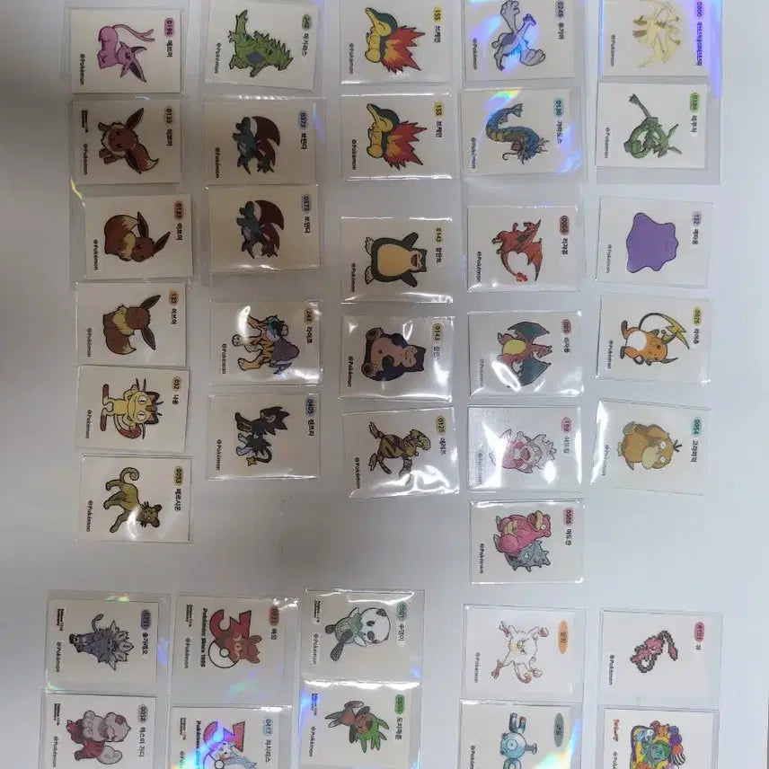 [BUNJANG] Pokemon Stickers Collection / 포켓몬) 포켓몬 띠부실