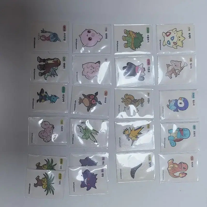 [BUNJANG] Pokemon Stickers Collection / 포켓몬) 포켓몬 띠부실