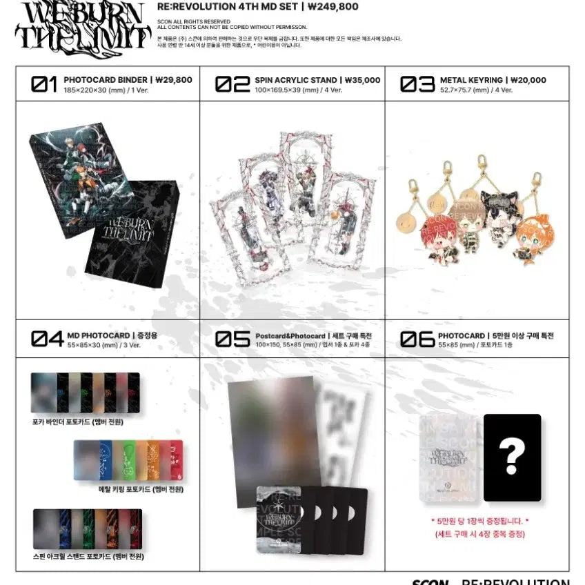 [BUNJANG] Ri-Revolution 4th Anniversary Goods / 리레볼루션 4주년 굿즈