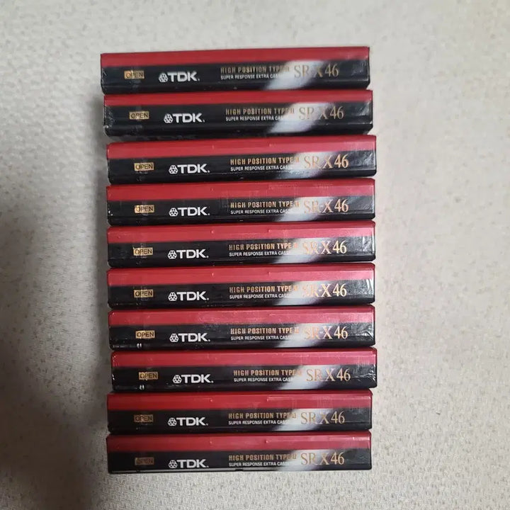 [BUNJANG] TDK SR-X High Position Type II Cassette Tape (Blank, 10-Pack) / tdk sr-x 고음질 하이포지 카세트 테이프 공테이프 10개