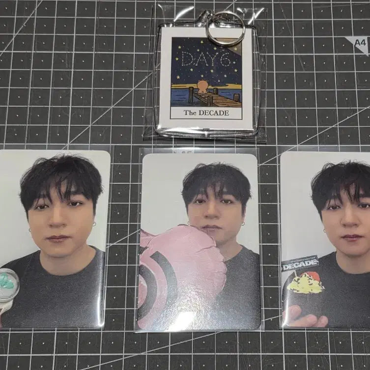[BUNJANG] DAY6 Sungjin The DECADE Finale Photocard &amp; Confetti Keychain Bundle Set / DAY6 성진 The DECADE 피날레 입장 포카 &amp; 컨페티 키링
