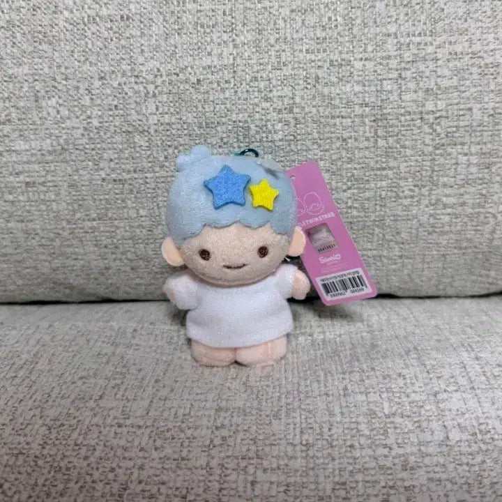 [BUNJANG] Sanrio Little Twin Stars Kiki Keyring Doll / 정품 산리오 리틀트윈스타 키키 컬러별 가방걸이 8cm 키링인형
