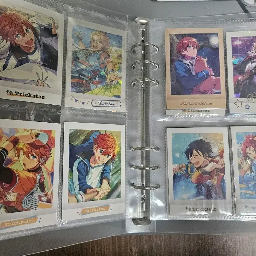 [BUNJANG] Ensemble Stars Trickstar Subaru Set - Colored Paper and Pashacards / 트릭스타 파샤+스바루 색지 일괄