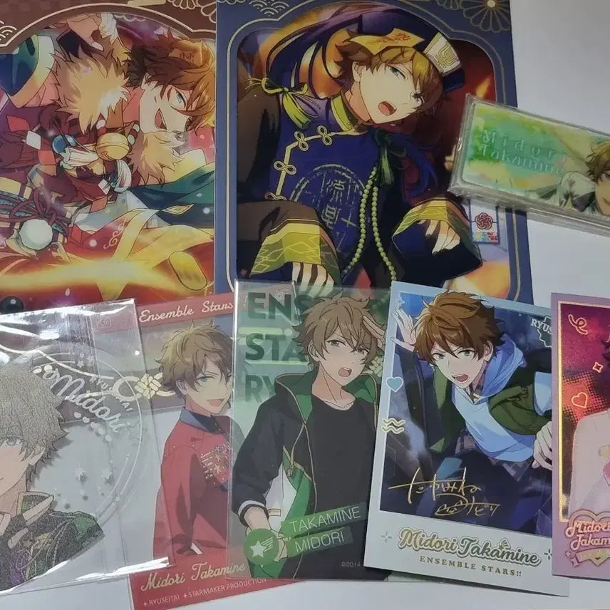 [BUNJANG] Ensemble Stars Takamine Midori Paper Name Tag Bundle Set / 앙스타 타카미네 미도리 파샤 지류 명찰 일괄
