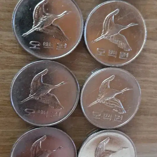 [BUNJANG] South Korean 500 Won Coin Set (Various Years) / 500원 동전 2000년 2007년 1996년 1991년