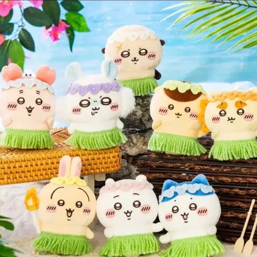 [BUNJANG] Chiikawa Mermaid Island Secret Mascot Plush - Usagi / 치이카와 인어섬의 비밀 마스코트 인형 인어섬 우사기