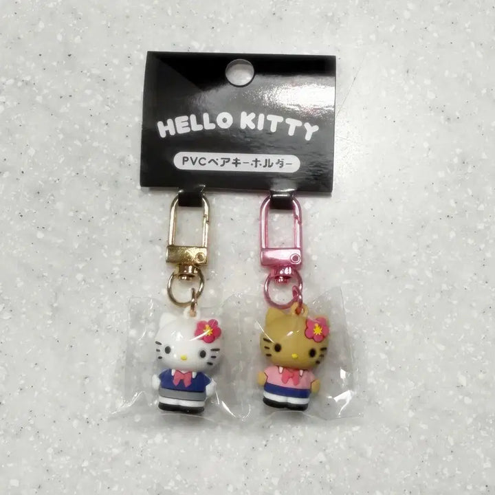 [BUNJANG] Sanrio Hello Kitty Gyaru Pair Keyring / 산리오 정품 헬로키티 갸루 페어 키링 키홀더