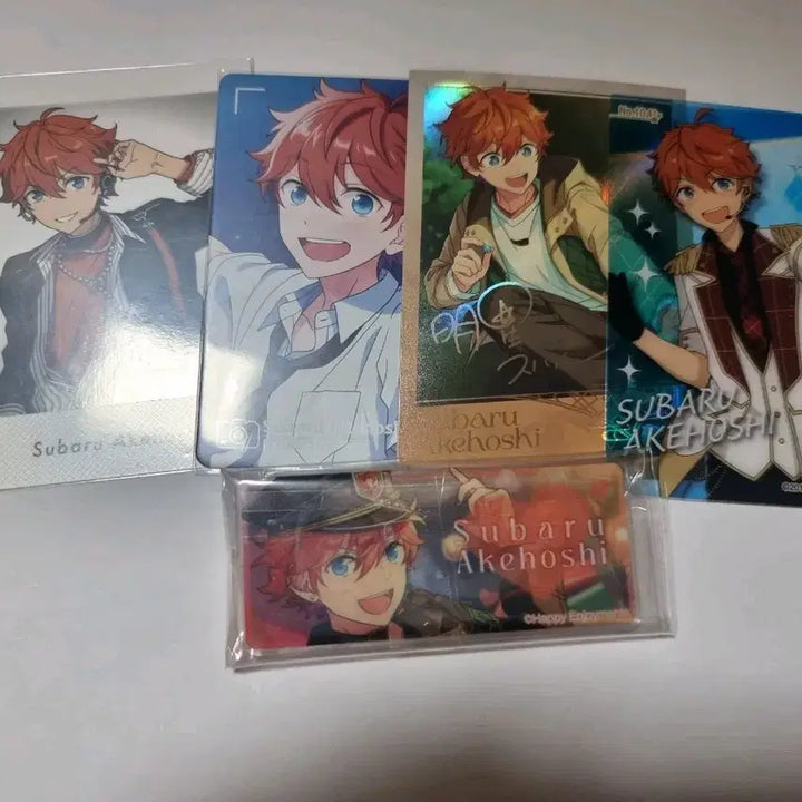 [BUNJANG] Ensemble Stars Akahoshi Subaru Name Tag Bundle Set / 앙스타 아케호시 스바루 파샤 아크릴 명찰 일괄