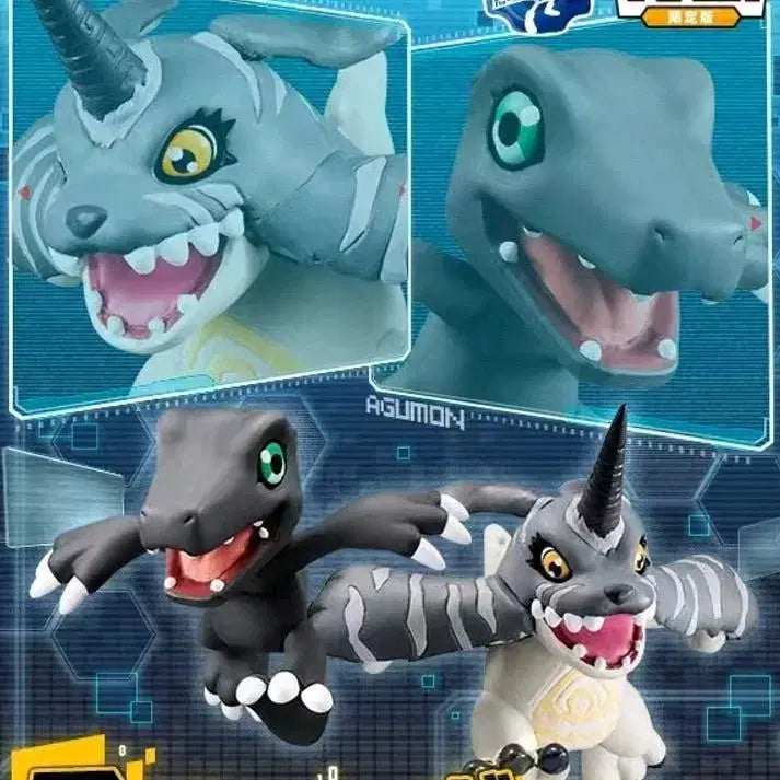 [BUNJANG] Megahouse GEM Digimon Adventure Digicolle! Limited Edition Black Agumon &amp; Gabumon (Patamon) Figure Set / (미개봉/새상품) 메가하우스 gem 디지몬 어드벤처 디지코레! 한정판 블랙 아구몬&amp;가부몬(파피몬) 피규어 판매