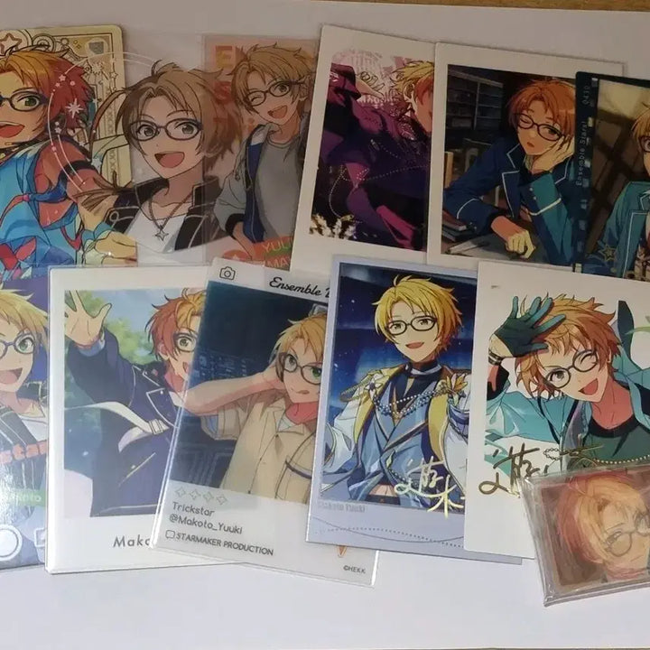 [BUNJANG] Ensemble Stars Yuki Makoto Name Tag Bundle Set / 앙스타 유우키 마코토 파샤 명찰 일괄