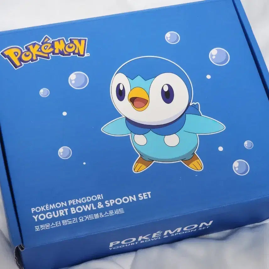 [BUNJANG] Yogurt World Pinguin Yogurt Bowl &amp; Spoon Set / 요거트월드 팽도리 요거트볼 스푼세트