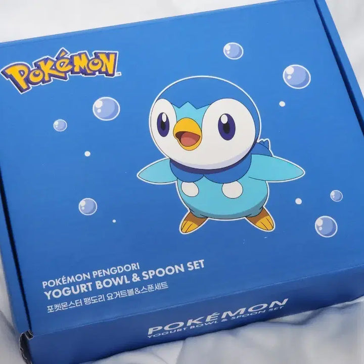 [BUNJANG] Yogurt World Pinguin Yogurt Bowl &amp; Spoon Set / 요거트월드 팽도리 요거트볼 스푼세트